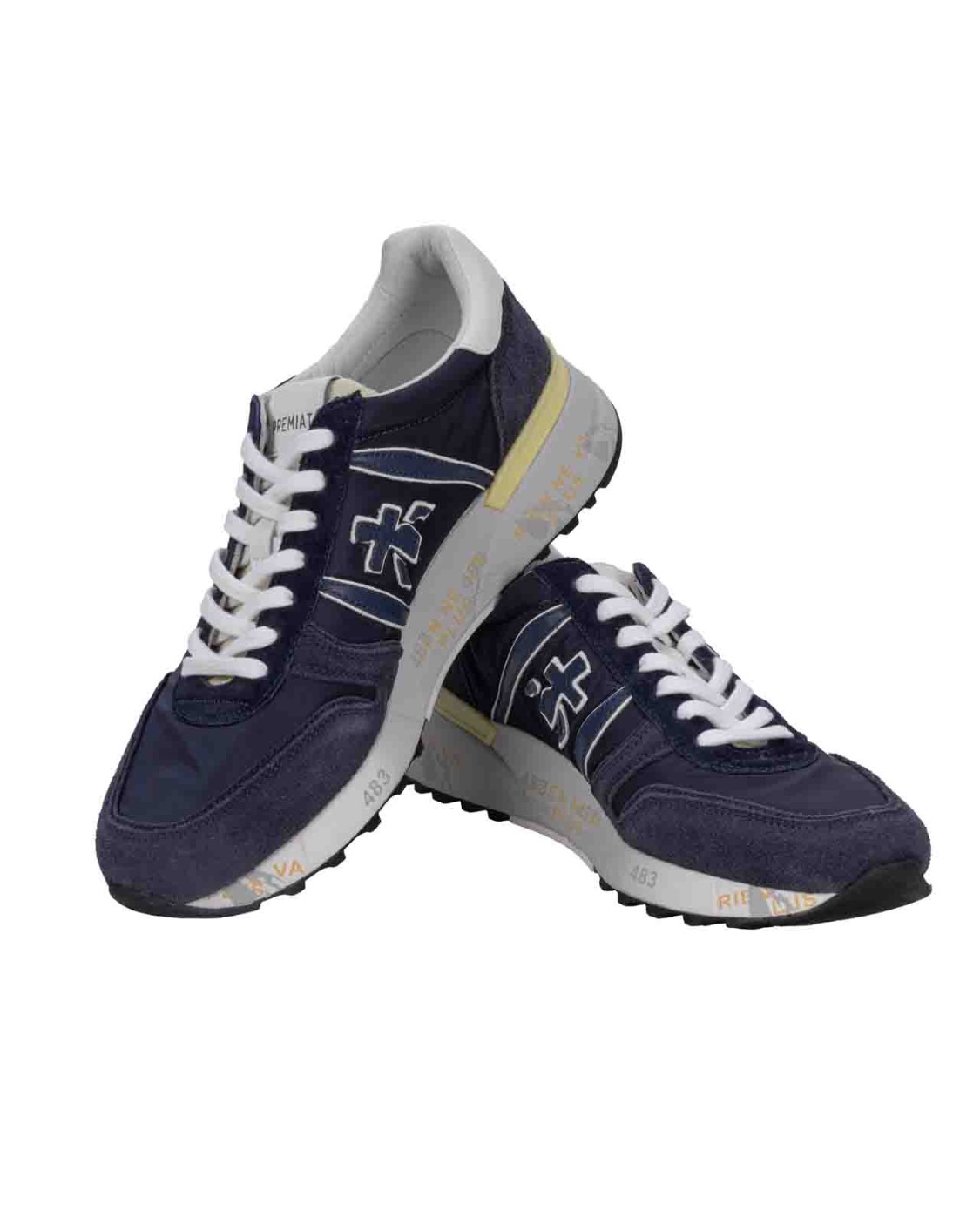 shop PREMIATA  Scarpe: Premiata sneakers Lander in pelle di vitello scamosciata e nylon.
Altezza suola 3.5 cm.
Logo PREMIATA.
Suola leggera in contrasti di colore.
Composizione: 55% pelle di vitello 45% poliammide.
Composizione suola: 65% EVA 30% gomma 5% TPU.
Made in Vietnam.. LANDER-6634 number 6354587